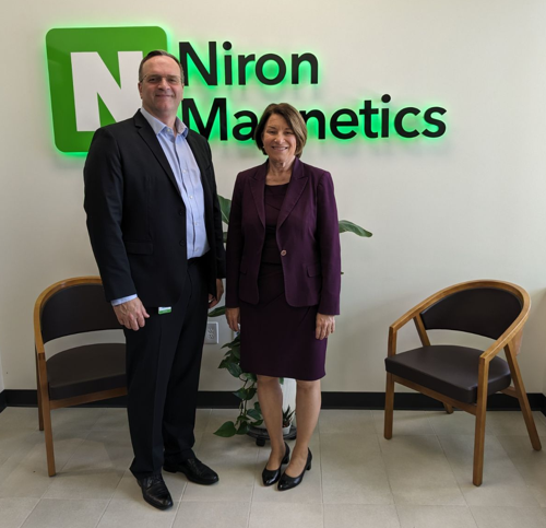 Amy Klobuchar Visits Niron